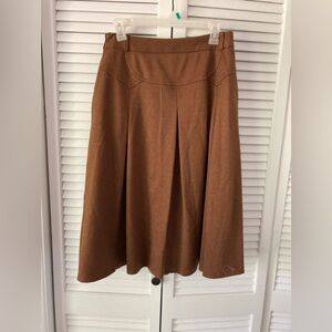 Vintage Women's Wool Tanming Brown Lined Riding Skirt, Wool/Poly Blend,  Medium